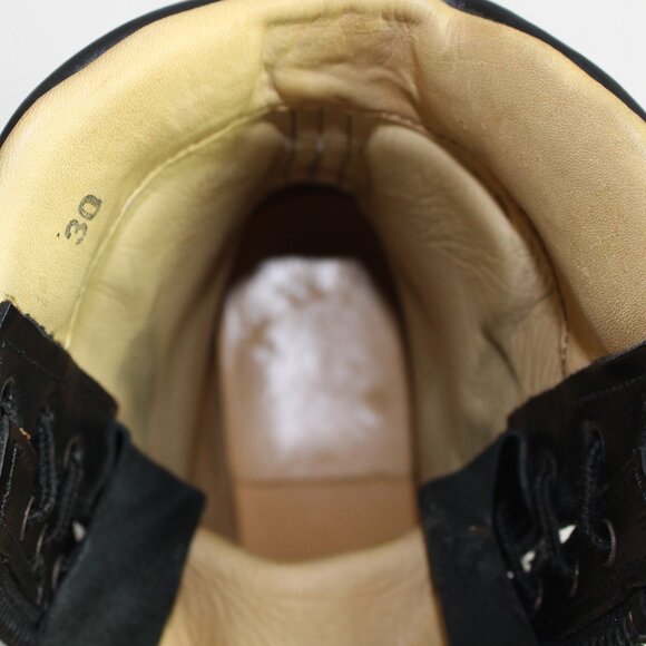 Chippewa 20242 Gloss Black Steel Toe Leather Street Warrior Trooper Boot, Size 9 - Picture 12 of 12